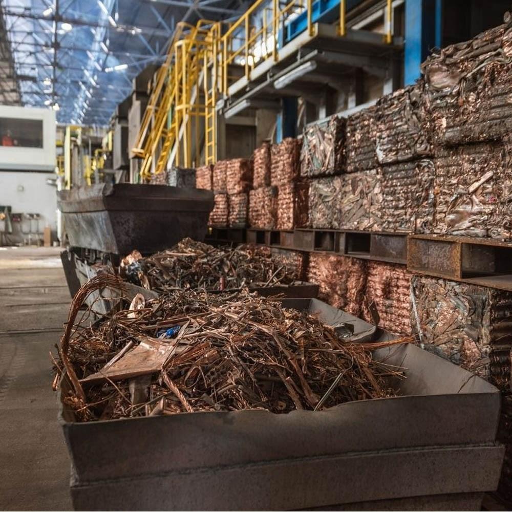 Metal recycling materials
